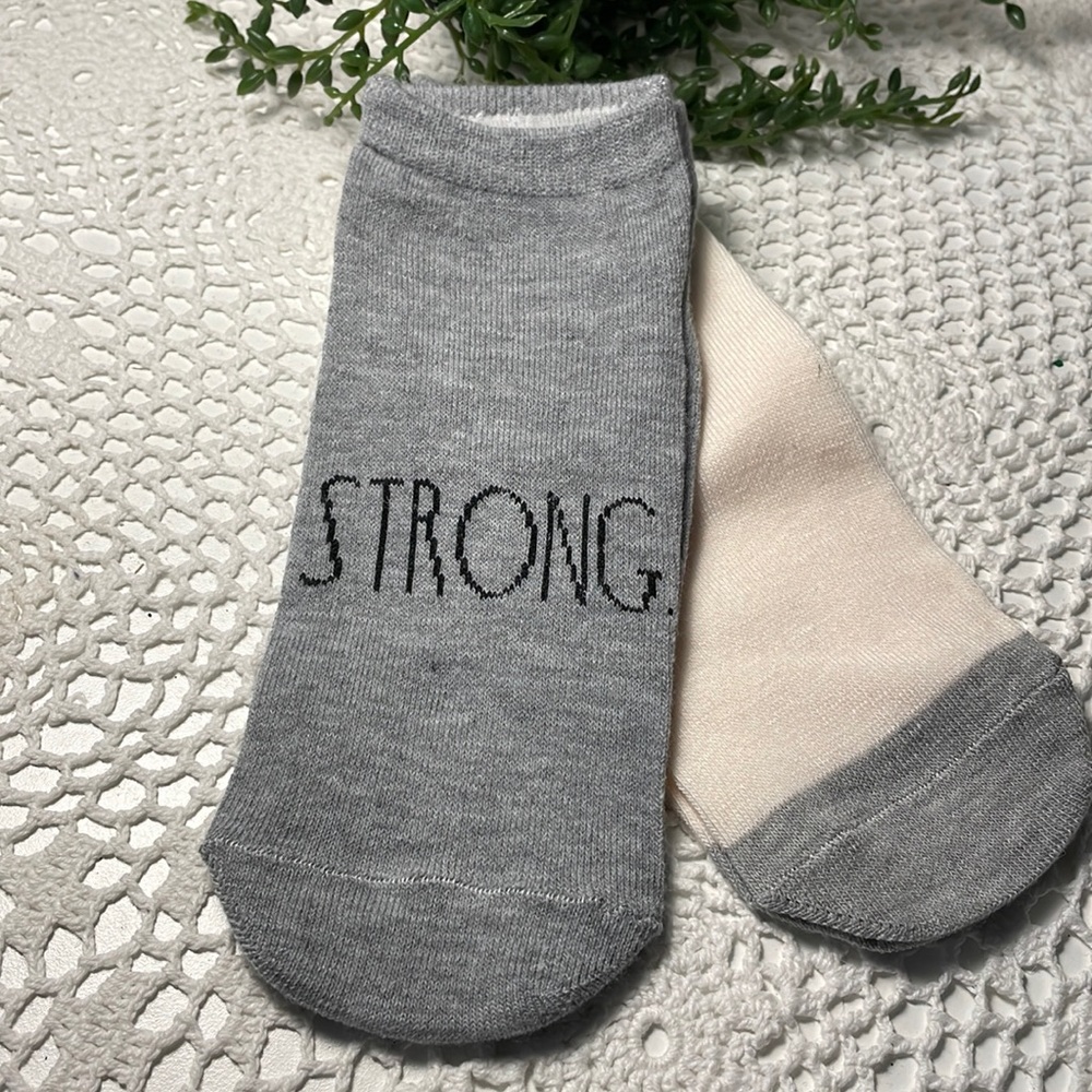 Rae Dunn STRONG socks NEW! 💗2 for $20